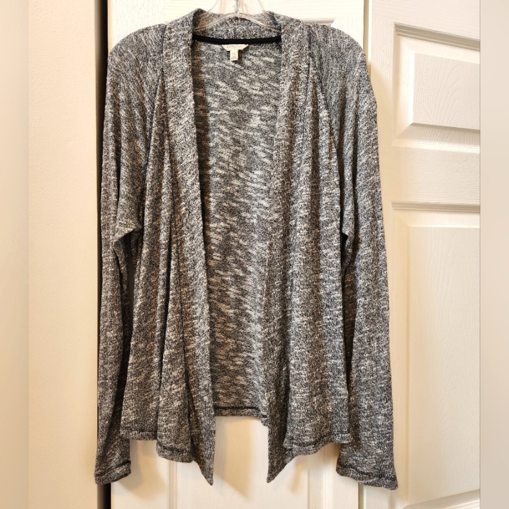 💥SALE💥Sonoma Lifestyle, XL, Womens Hi Low Cardigan, Black, White, Gray